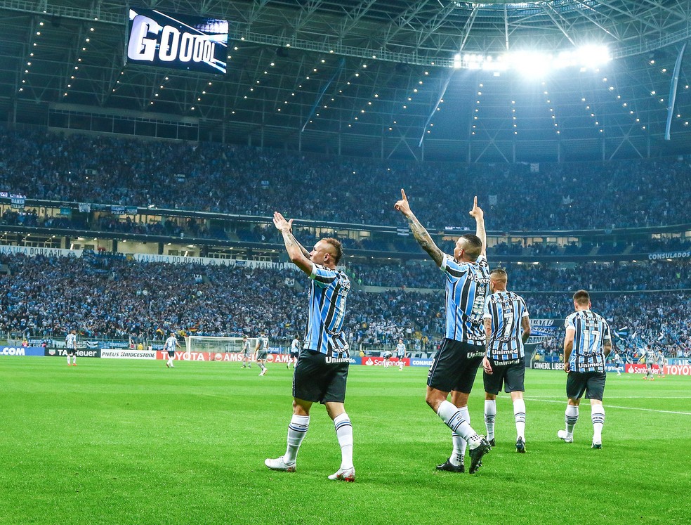 Jael classificou Everton como "nÃºmero 1 do Brasil"  â Foto: Lucas Uebel / GrÃªmio, DVG