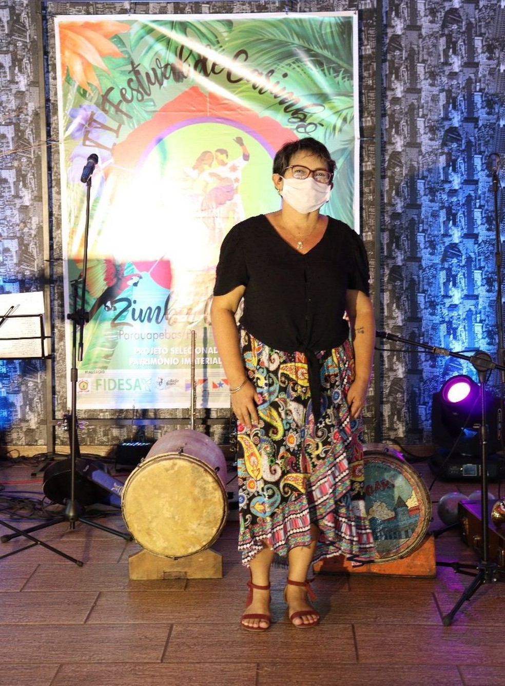 Mestra Solange Loureiro, uma das coordenadoras do movimento da Campanha do Carimbó.  — Foto: Solange Loureiro/Arquivo pessoal