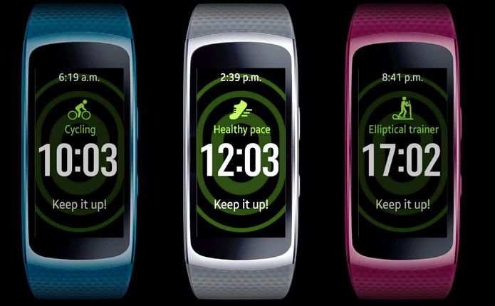 Gear Fit 2 oferece GPS e design resistente à água (Foto: Divulgação/Samsung)