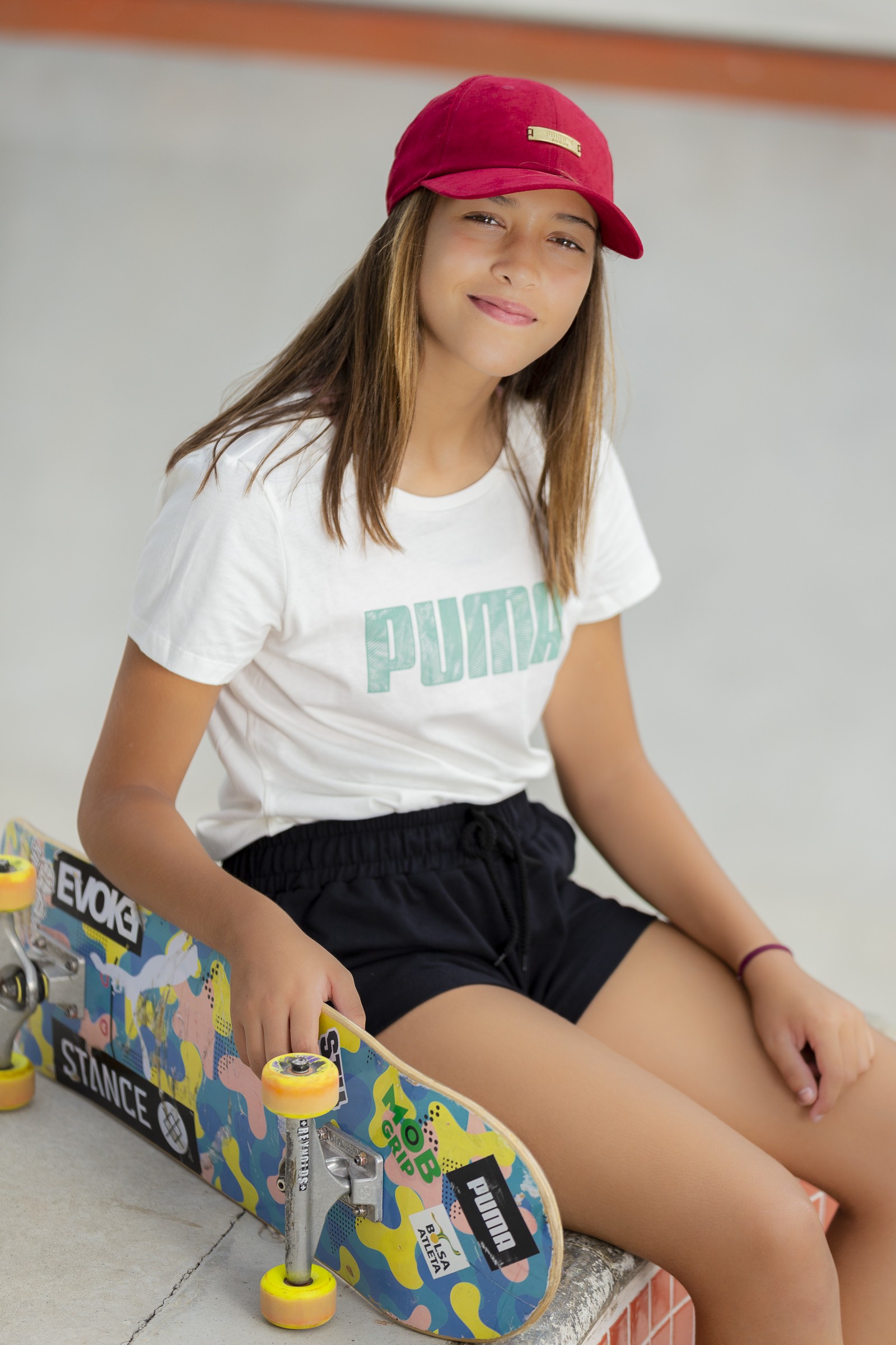 Isa Pacheco, atleta brasileira do skate (Foto: Divulgação/Puma)
