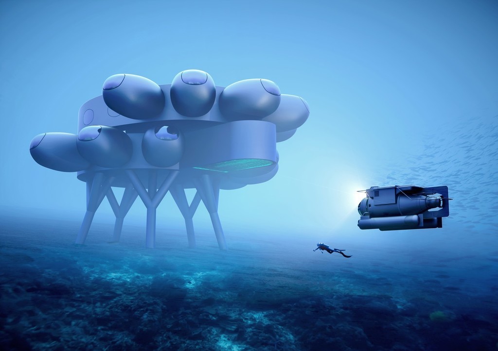 Yves Béhar projeta estação de pesquisas subaquática (Foto: Fuseproject)