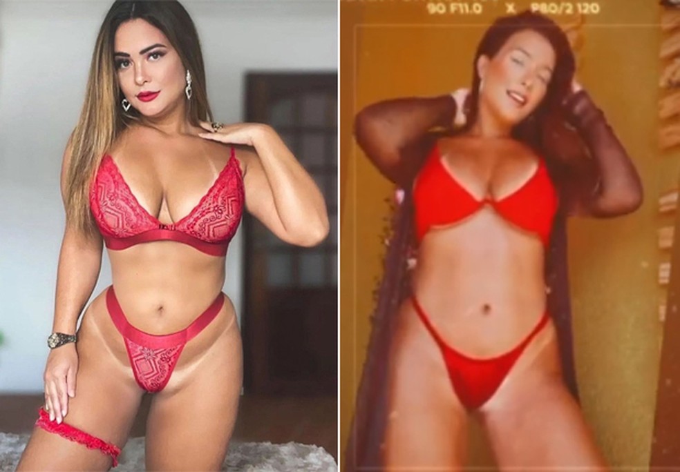 Geisy Arruda de lingerie e biqu&iacute;ni vermelhos &mdash; Foto: Reprodu&ccedil;&atilde;o/Instagram
