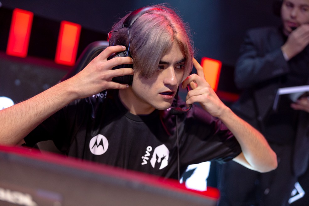 Apesar da derrota neste domingo (19), Grell ajudou a VKS a ter uma nova postura e provar que o time ainda não está fora de combate — Foto: Divulgação/Cesar Galeão/CBLOL