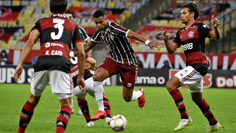 Caio Paulista em Flamengo x Fluminense — Foto: Mailson Santana / FFC