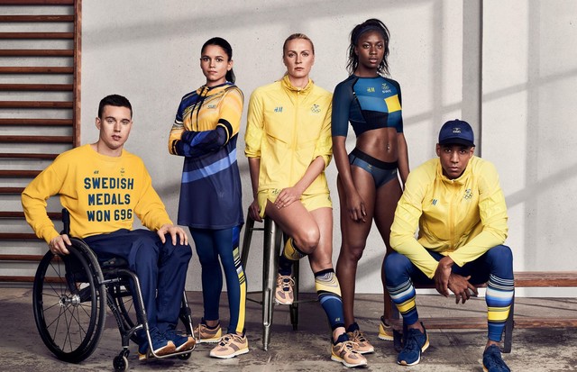 A gigante de fast-fashion H&M criou os uniformes da Suécia (Foto: Divulgação)