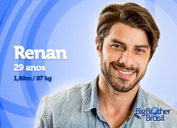 O bonitão Renan está com 87 kg. Vai ganhar ou perder calorias? (Foto: Daniel Chevraud/Gshow)