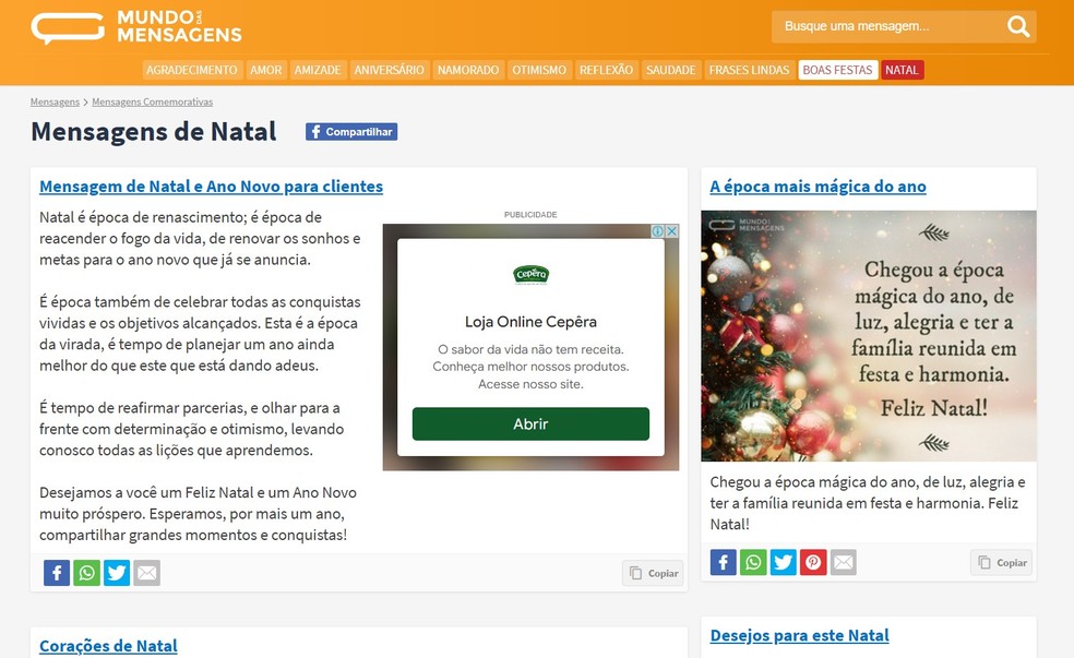Mensagens de Natal e Ano Novo 2023: veja 5 sites com frases e textos | Natal  | TechTudo