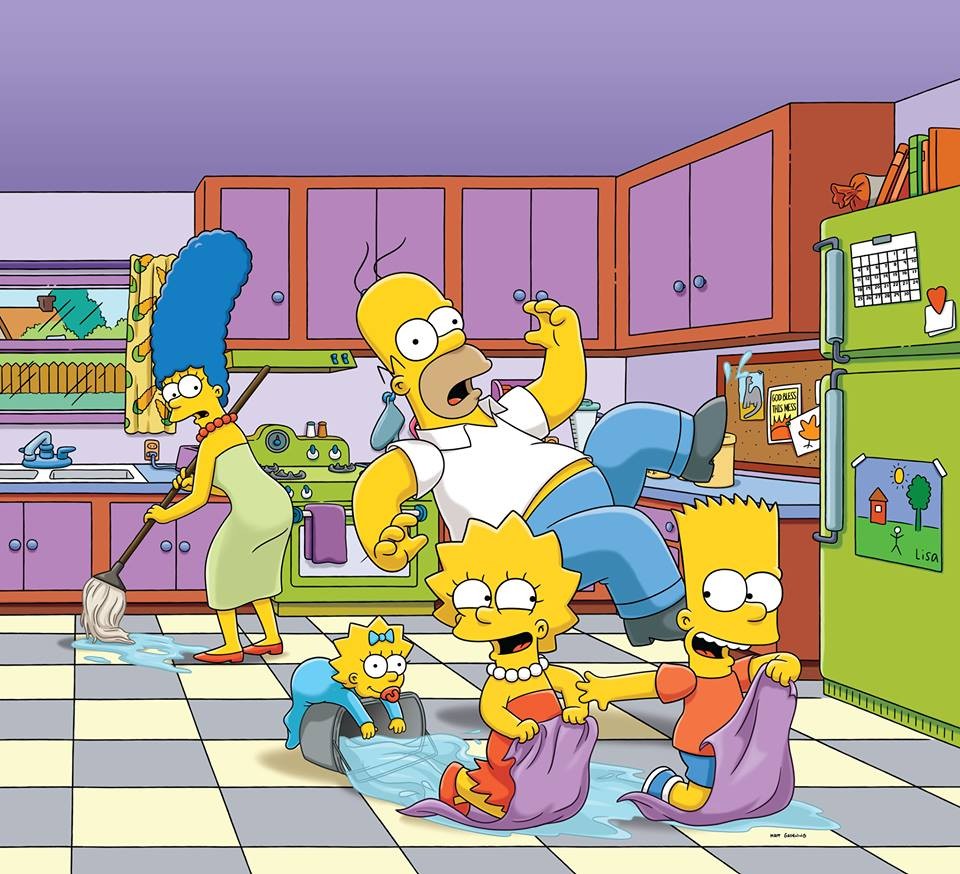Os protagonistas de Os Simpsons (Foto: Divulgação)