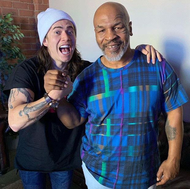 Whindersson Nunes e Mike Tyson (Foto: Reprodução/ Instagram)