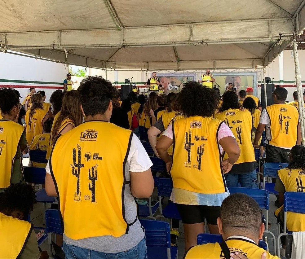 Instituto Livres reúne voluntários de todo o Brasil em ações sociais em comunidades rurais do Piauí — Foto: Reprodução/Redes Sociais