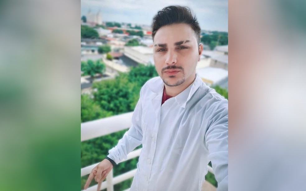 Thierri Borges foi encontrado morto após ser sequestrado em Abadia de Goiás — Foto: Reprodução/TV Anhanguera