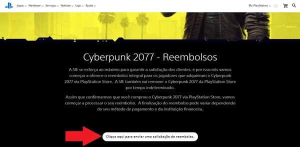 Cyberpunk 2077 é removido da PS Store; saiba pedir reembolso no PS4 e Xbox | Jogos de RPG | TechTudo