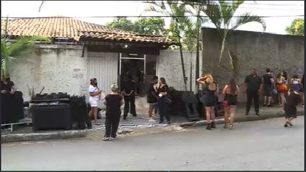 Depois de denncia, agentes da Guarda Municipal estiveram na casa de eventos no bairro Branas no dia 13 de fevereiro.  Foto: Reproduo/TV Globo