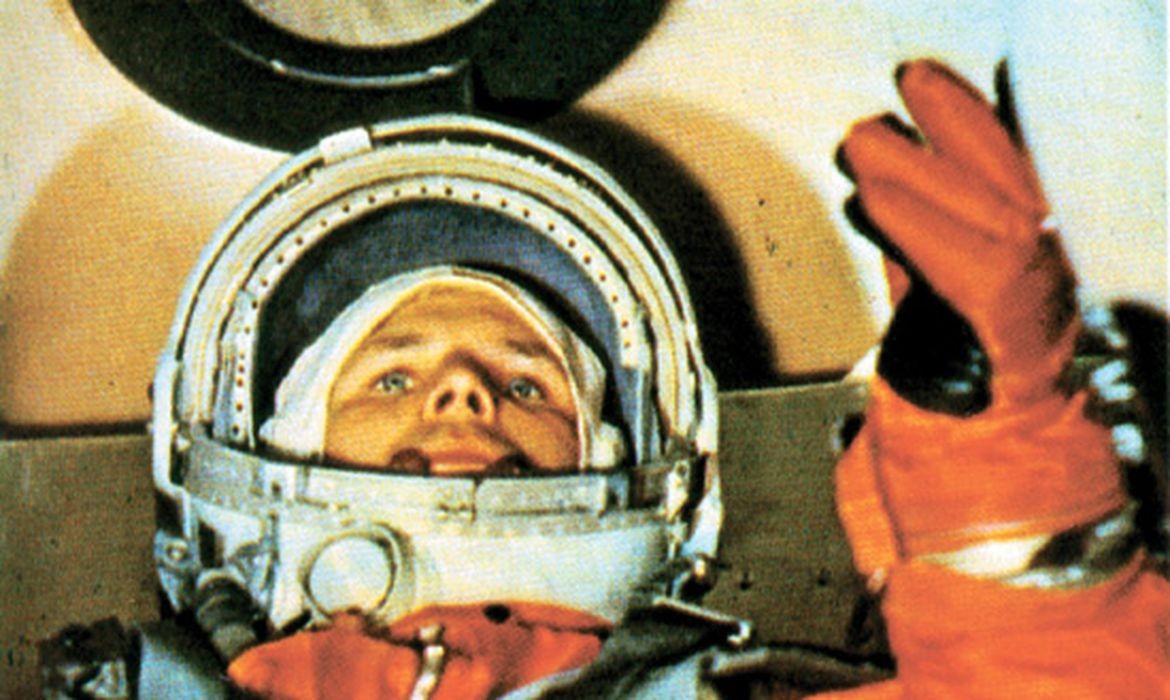 Iuri Gagarin (Foto: Ministério da Defesa da Federação Russa via Agência Brasil)