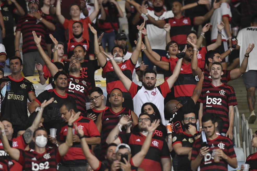 Torcida Flamengo Gr&ecirc;mio Maracan&atilde; &mdash; Foto: Dhavid Normando/Futura Press