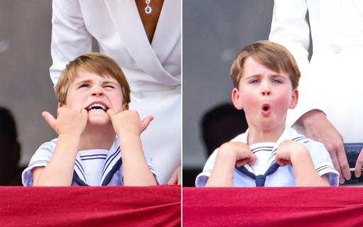 William e Kate Middleton comentam 'caras de bocas' do Príncipe Louis no Jubileu