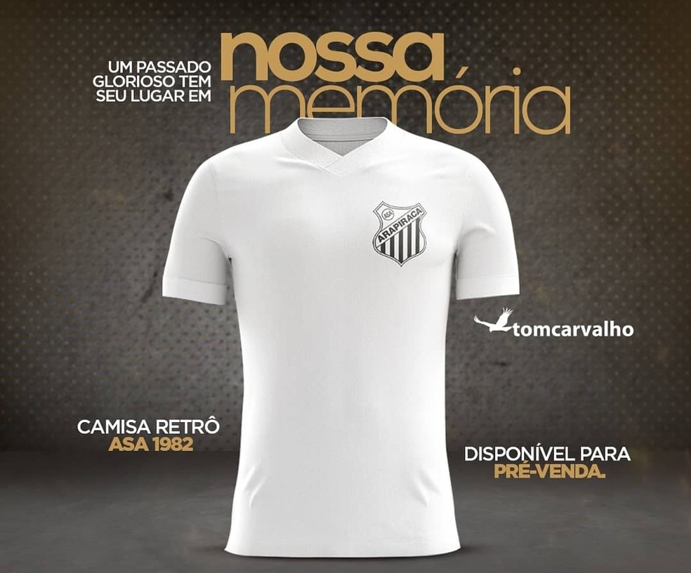 ASA lança camisa para comemorar os 76 anos — Foto: Divulgação/ASA