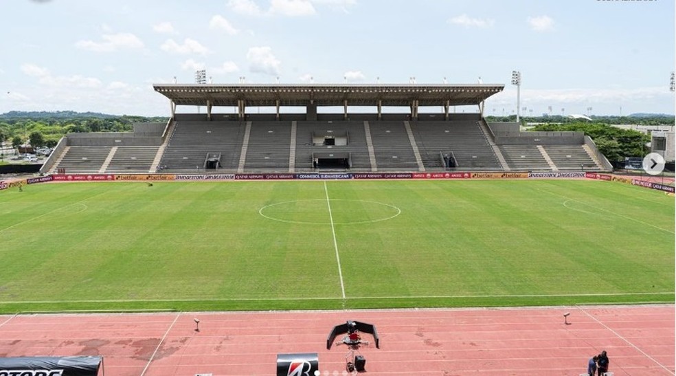 Estádio Cristian Benítez Betancourt receberá os treinos do Atletico — Foto: Divulgação/Guayaquil City FC