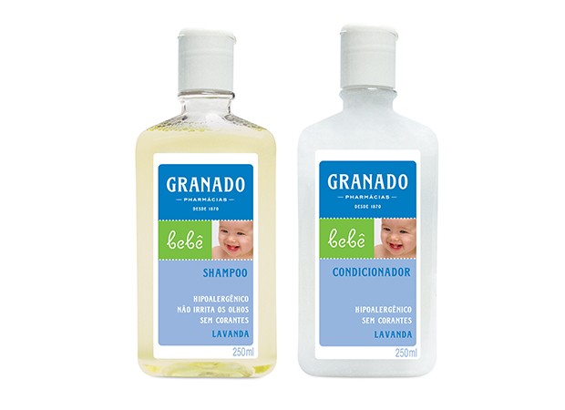 Shampoo e Condicionador Granado: dermatologicamente e oftalmologicamente testados (Foto: Divulgação)