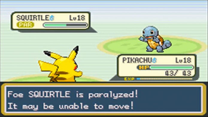 Bug de invencibilidade em Pokémon Fire Red (Foto: Reprodução/GBA Classics)