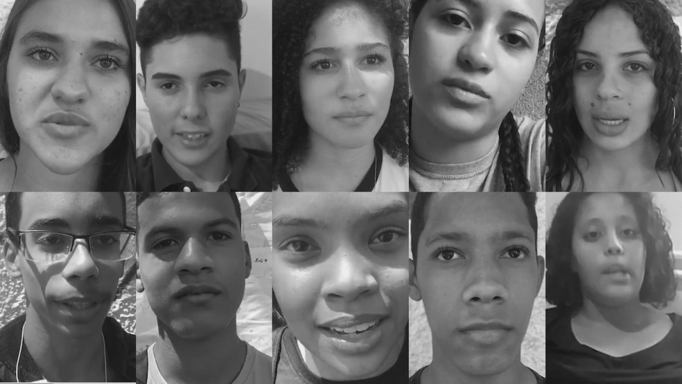 Alunos de Suzano falam sobre o retorno das aulas ao G1 — Foto: Arte/G1