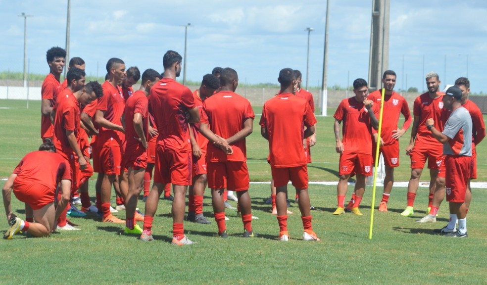 Jogadores regatianos estão liberados até terça-feira — Foto: Gustavo Henrique/ASCOM CRB