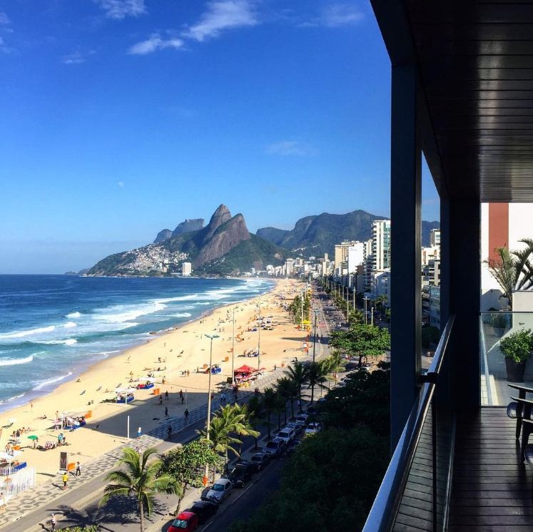 A vida do team Louis Vuitton hospedado no Hotel Fasano no Rio de Janeiro (Foto: Reprodução/Instagram)