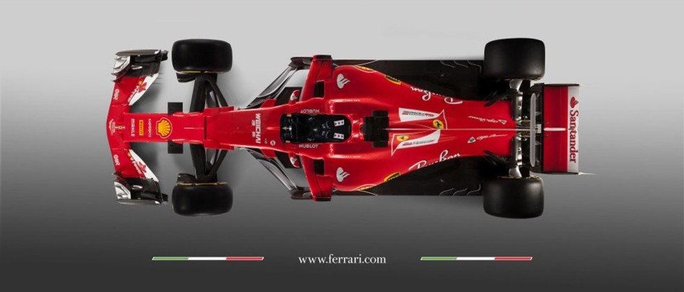 Ferrari SF70H, o carro do time italiano para 2017 (Foto: Divulgação)