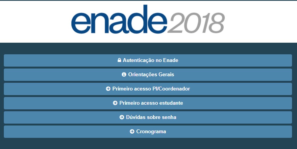 Local De Prova Do Enade 2018 Pode Ser Conferido No Cartao De Inscricao Educacao G1