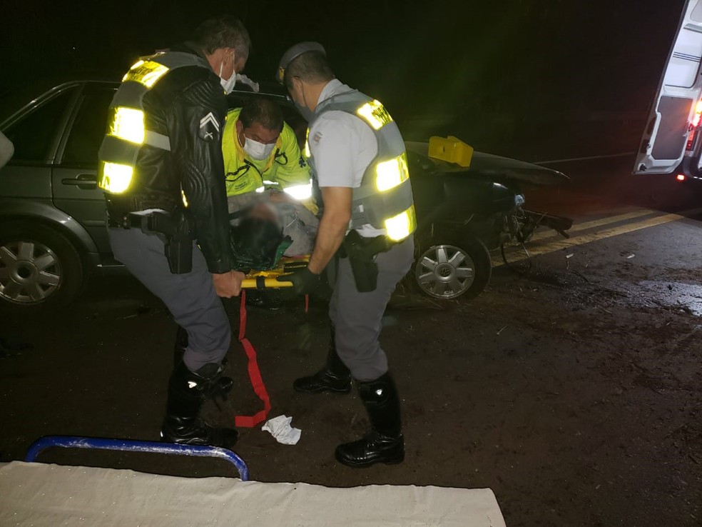 Acidente foi na SP-294, em Adamantina, nesta quinta-feira (2) — Foto: Polícia Rodoviária