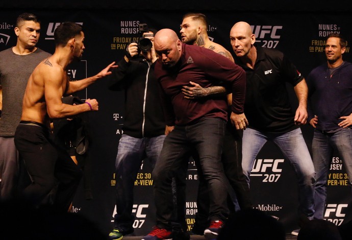 Dominick Cruz x Cody Garbrandt pesagem UFC 207 (Foto: Evelyn Rodrigues)