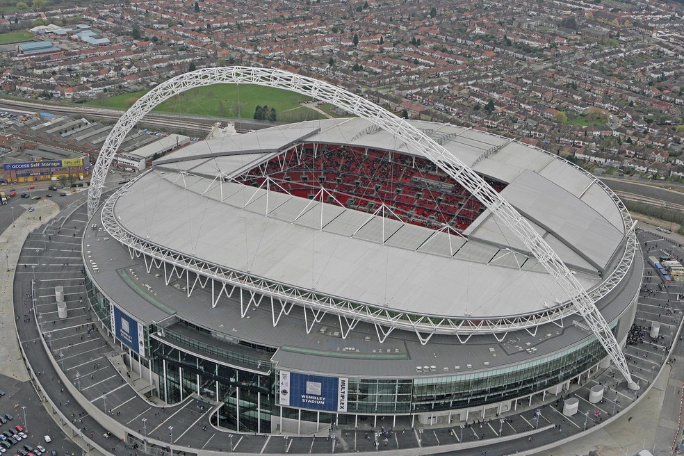 Wembley Stadium em 17 de março de 2007, ano em que o lendário estádio foi reinaugurado (Foto: Action Images / WNSL REUTERS/Action Images/Pool)