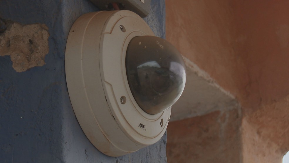 Câmera de seguraça da Unidade de Internação de São Sebastião, no DF — Foto: TV Globo/Reprodução