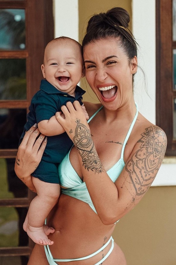 Bianca Andrade e seu filho, Cris (Foto: Reprodução/Instagram)