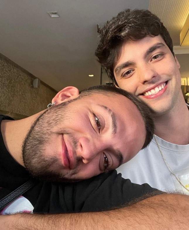 Lucas Rangel e namorado Lucas Bley (Foto: Instagram/Reprodução)