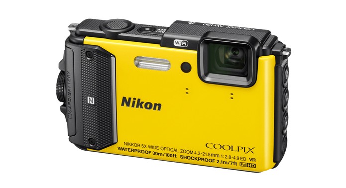 Câmera Digital Nikon Coolpix Aw130 tem design à prova dágua e compacto (Foto: Divulgação/Nikon)