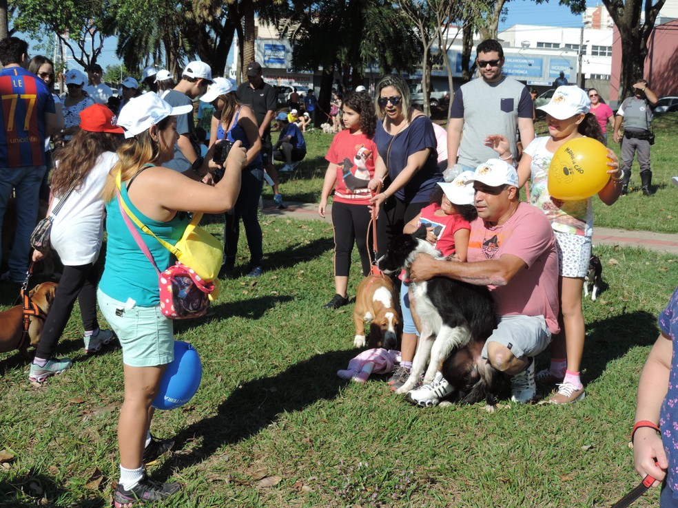 10º Mania de Cão foi realizado neste domingo (27) (Foto: Stephanie Fonseca/G1)
