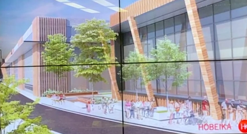 Projeto do Shopping Popular para abrigar camel&ocirc;s em Campinas &mdash; Foto: Reprodu&ccedil;&atilde;o/Prefeitura de Campinas