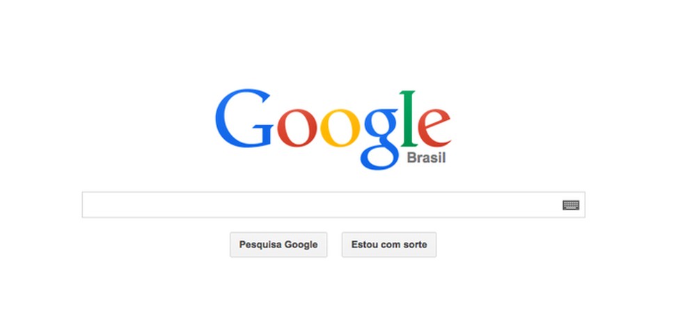 Google.com muda logo de maneira sutil — Foto: Reprodução/Google