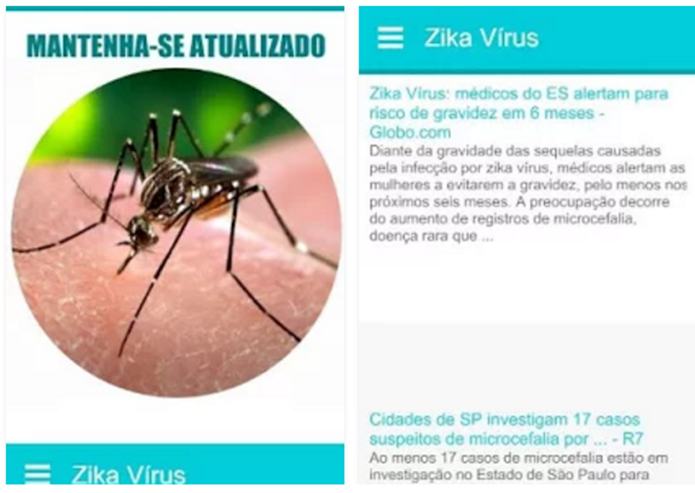 Este app traz notícias sobre a doença (Foto: Divulgação/Google Play) 