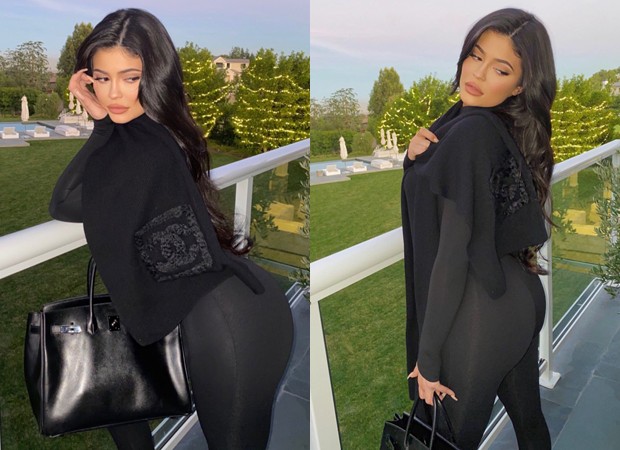 Kylie Jenner posa em sua mansão (Foto: Reprodução Instagram)