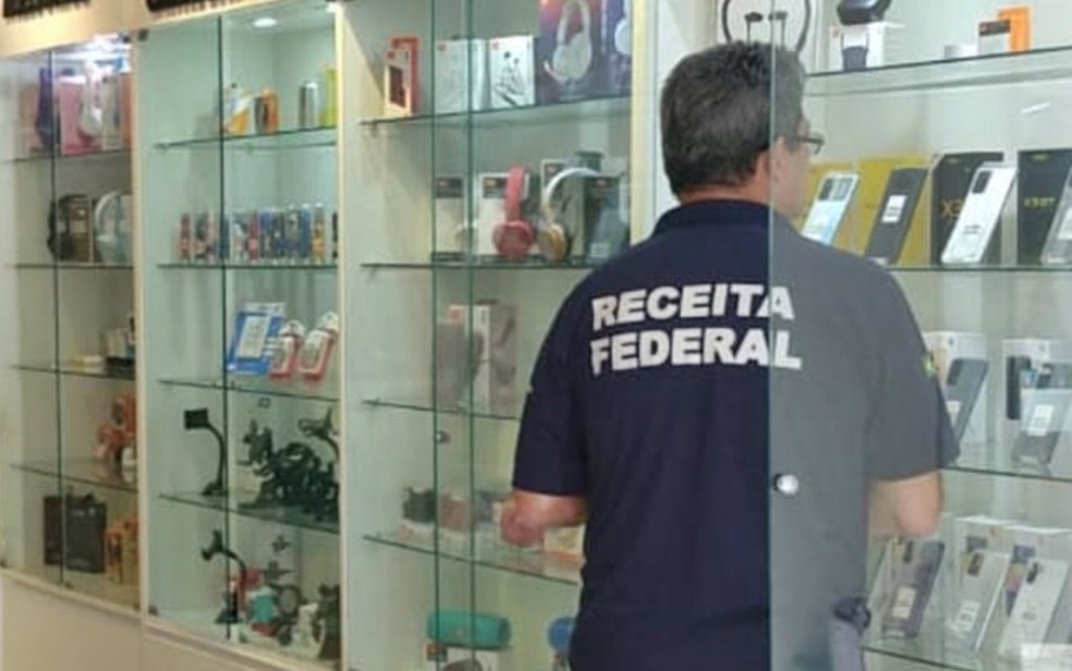 Receita Federal deflagra operação de combate à importação irregular de equipamentos eletrônicos no Sul de MG — Foto: Receita Federal