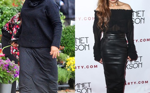 Depois de perder 31kg, Janet Jackson mostra corpo magrinho após gravidez