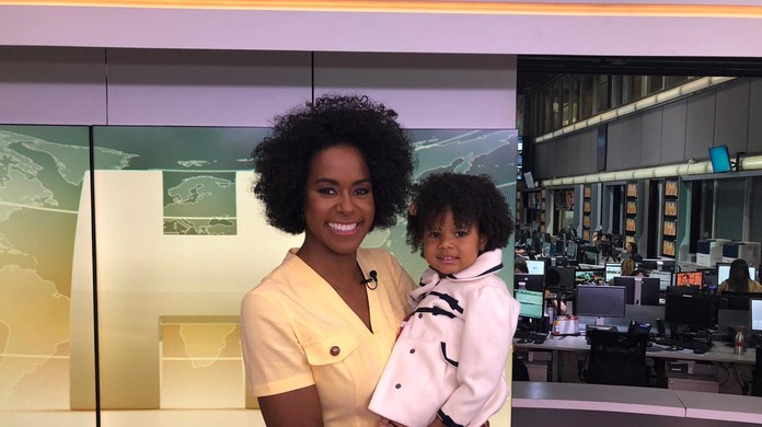 Maju Coutinho Conhece A Pequena Maria Alice Jornal Hoje G1