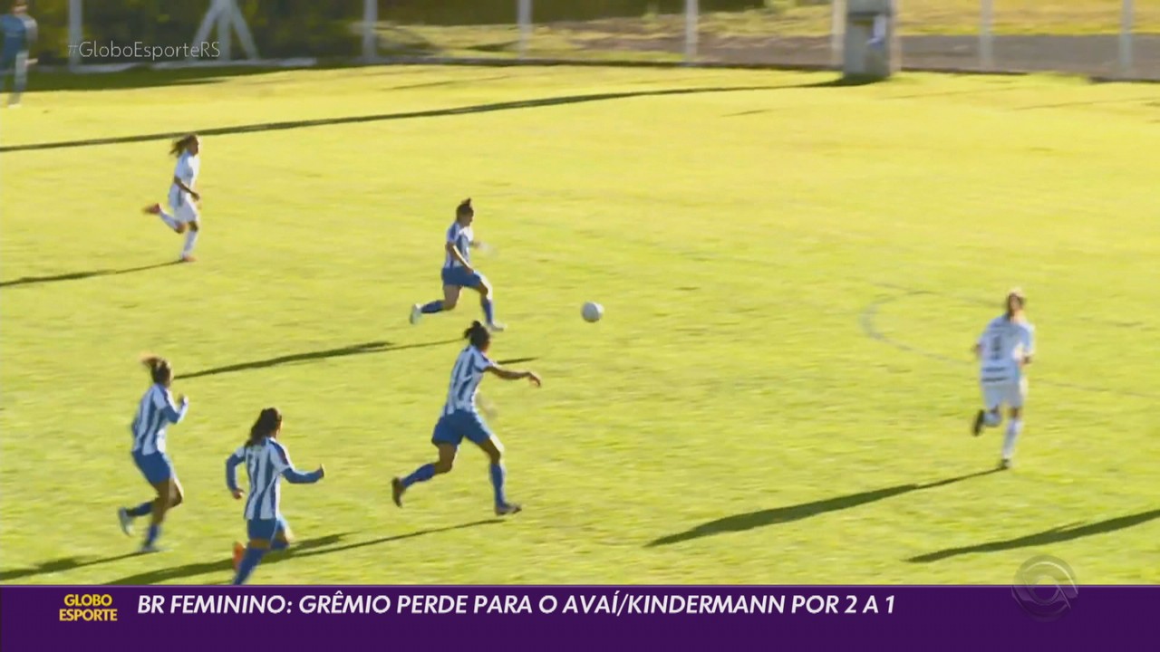 BR Feminino: Grêmio perde para o Avaí Kindermann por 3 a 1