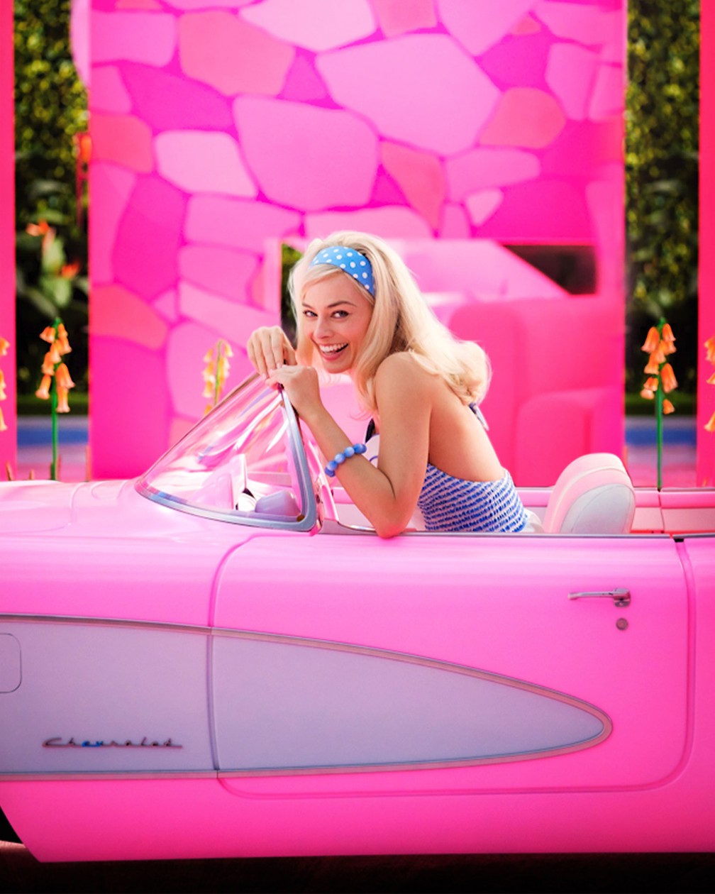 Margot Robbie em primeira imagem como a protagonista de 'Barbie' — Foto: Divulgação