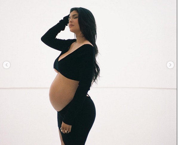 Kylie Jenner quando ainda estava grávida do segundo filho (Foto: Instagram)