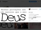 Após prisão domiciliar de Cachoeira, Andressa cita 'Deus' em post na web