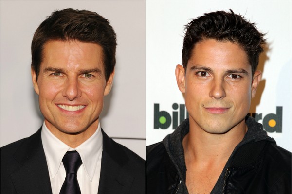 Sean faris e Tom Cruise são apenas duas das celebridades que parecem ser parentes (Foto: Getty Images)