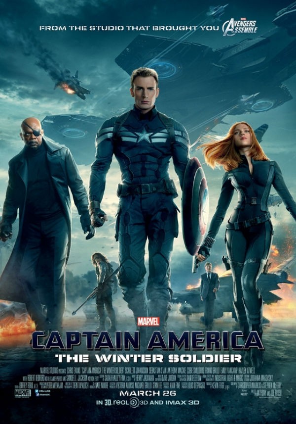 Novos cartazes de 'Capitão América 2' (Foto: Divulgação)